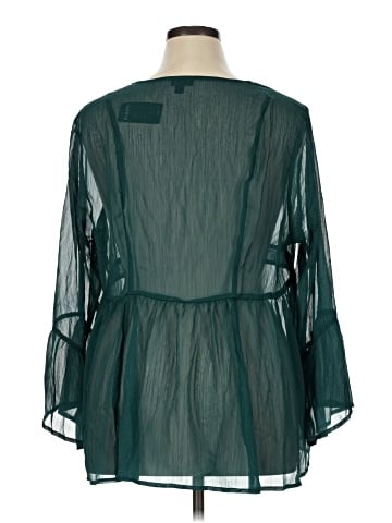Torrid 3/4 Sleeve Blouse (view 2)