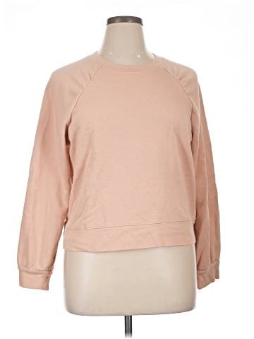 Madewell Gathered Puff-Sleeve Sweatshirt (view 1)