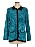 misook Print Teal Blazer Size L - photo 1