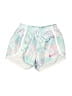 Nike 100% Polyester Graphic White Athletic Shorts Size 4 - 5 - photo 1