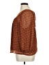 DR2 100% Polyester Brown 3/4 Sleeve Blouse Size XL - photo 5