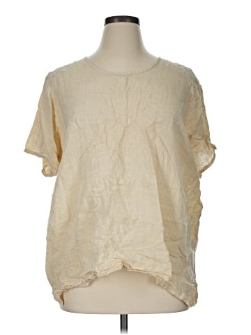 Flax Short Sleeve Blouse (view 1)