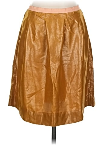 J.Crew Collection Faux Leather Skirt (view 2)