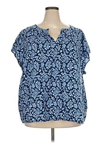 St. John's Bay Short Sleeve Blouse (view 1)