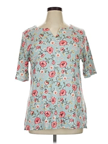 Croft & Barrow Short Sleeve Blouse (view 1)