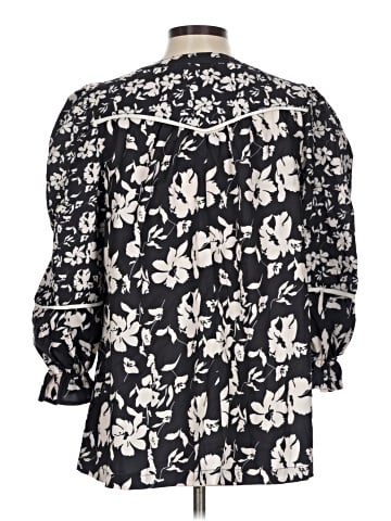 Umgee 3/4 Sleeve Blouse (view 2)