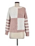 T Tahari 100% Polyester Checkered-gingham Pink Pullover Sweater Size M (estimated) - photo 1