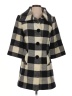 Bebe Checkered-gingham Ivory Coat Size S - photo 1