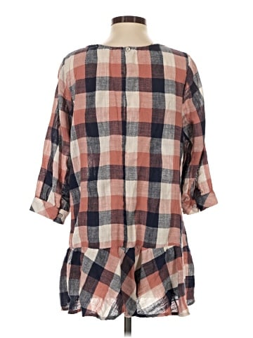 Easel 3/4 Sleeve Blouse (view 2)