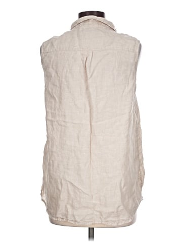 Jones & Co Sleeveless Button-Down Shirt (view 2)