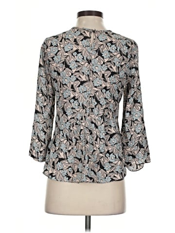 Rebecca Taylor 3/4 Sleeve Silk Top (view 2)