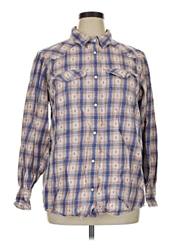 Wrangler Jeans Co Long Sleeve Button-Down Shirt (view 1)