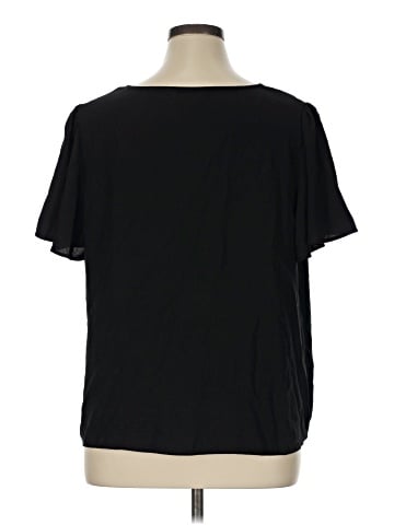 LC Lauren Conrad Short Sleeve Blouse (view 2)