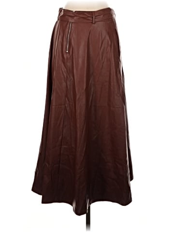 Who What Wear Faux Leather Skirt (view 2)