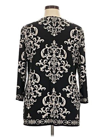 JM Collection 3/4 Sleeve Blouse (view 2)