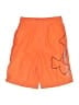 Under Armour 100% Polyester Graphic Orange Athletic Shorts Size M (youth) - photo 1