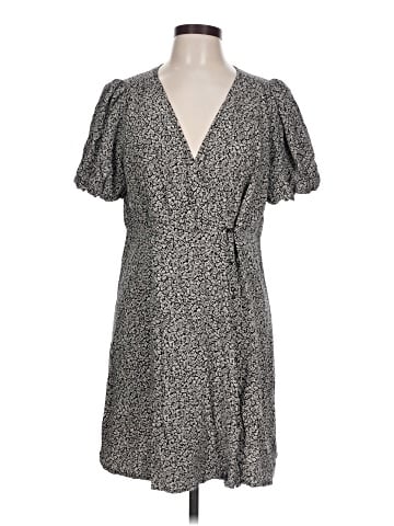 Madewell Challis Wrap Mini Dress in Tudor Floral (view 1)