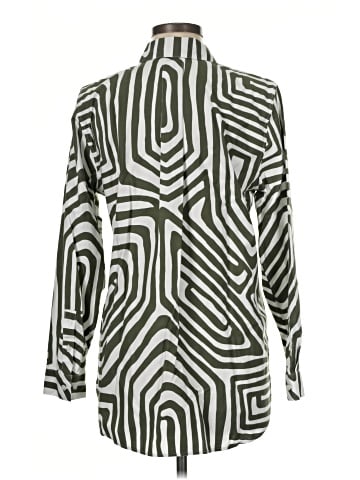 Chico's Long Sleeve Button-Down Shirt (view 2)