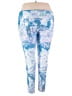 Hayden Print Blue Active Pants Size 2XL - photo 2