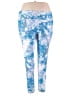 Hayden Print Blue Active Pants Size 2XL - photo 1
