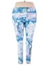Hayden Print Blue Active Pants Size 2XL - photo 2