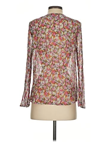 Sundance Long Sleeve Silk Top (view 2)
