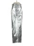Gap 100% Polyester Metallic Silver Casual Pants Size 4 (tall) - photo 2
