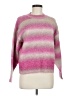 George Stripes Pink Pullover Sweater Size M - photo 1