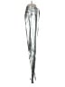 Gap 100% Polyester Metallic Silver Casual Pants Size 4 (tall) - photo 4