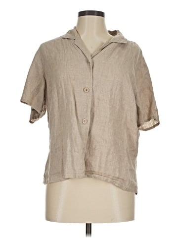 Flax Short Sleeve Blouse (view 1)