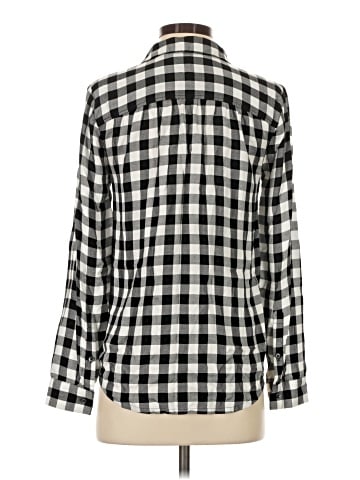 Madewell Wrap-Front Shirt in Buffalo Check (view 2)