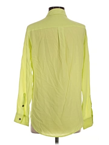TWO by Vince Camuto Long Sleeve Silk Top (view 2)
