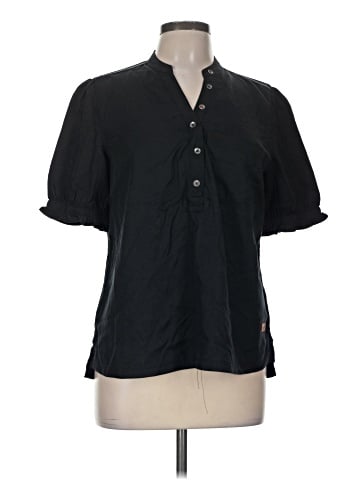 Peace Love World Short Sleeve Blouse (view 1)