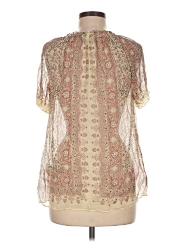 Joie Short Sleeve Silk Top (view 2)