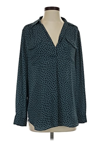 Ann Taylor Long Sleeve Blouse (view 1)