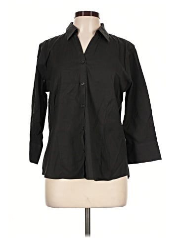 Eddie Bauer 3/4 Sleeve Button-Down Shirt (view 1)