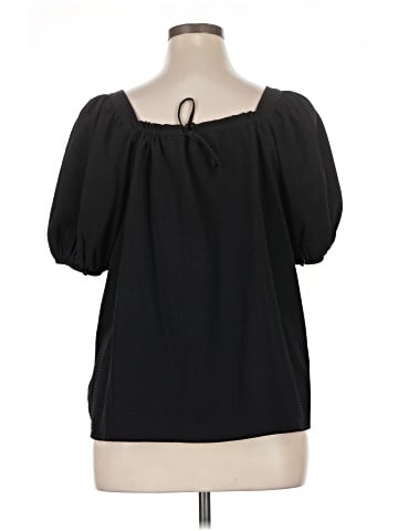 Madewell Seersucker Bubble-Sleeve Top (view 2)