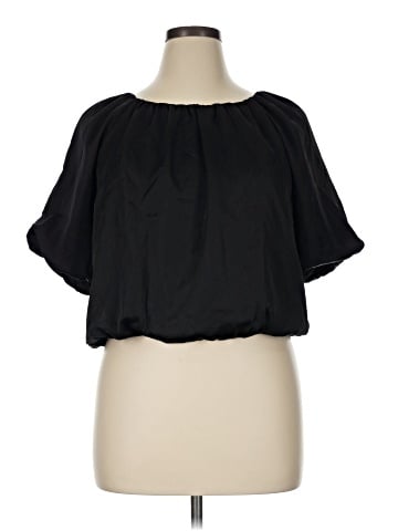 Ann Taylor Short Sleeve Blouse (view 1)