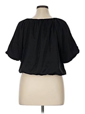 Ann Taylor Short Sleeve Blouse (view 2)