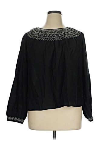 Banana Republic Factory Store Long Sleeve Blouse (view 1)