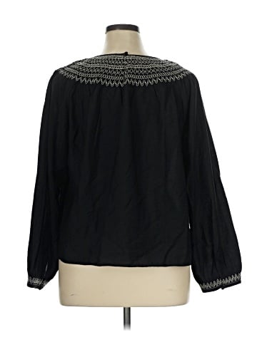 Banana Republic Factory Store Long Sleeve Blouse (view 2)