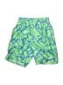 Nike 100% Polyester Print Green Athletic Shorts Size M (kids) - photo 1