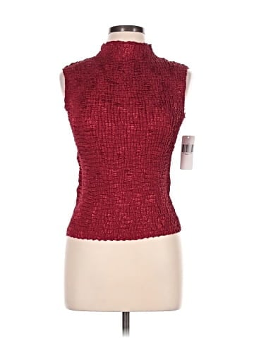 Plisse Sleeveless Top (view 1)