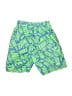 Nike 100% Polyester Print Green Athletic Shorts Size M (kids) - photo 2