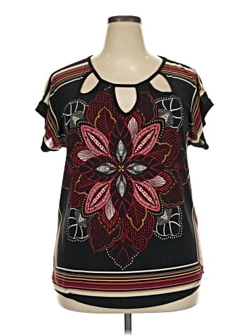 Lavish Short Sleeve Blouse (view 1)