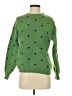 Unbranded 100% Polyester Polka Dots Green Pullover Sweater Size S - photo 1