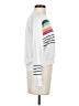 Sundry Stripes White Pullover Sweater Size Sm (1) - photo 4