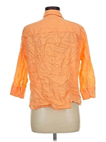 L.L.Bean 3/4 Sleeve Button-Down Shirt (view 2)