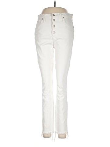 Madewell 10" High-Rise Skinny Crop Jeans: Button-Front Edition (view 1)