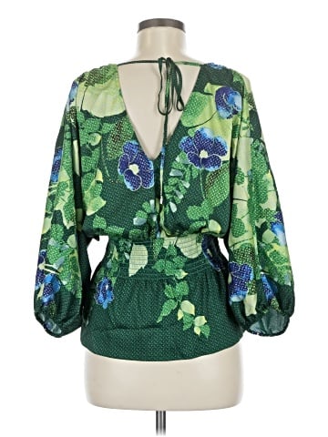White House Black Market 3/4 Sleeve Blouse (view 2)
